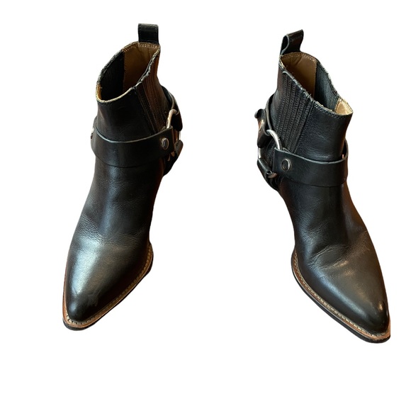 Frye Modern Harness Chelsea Womans Ankle Booties - Picture 4 of 6